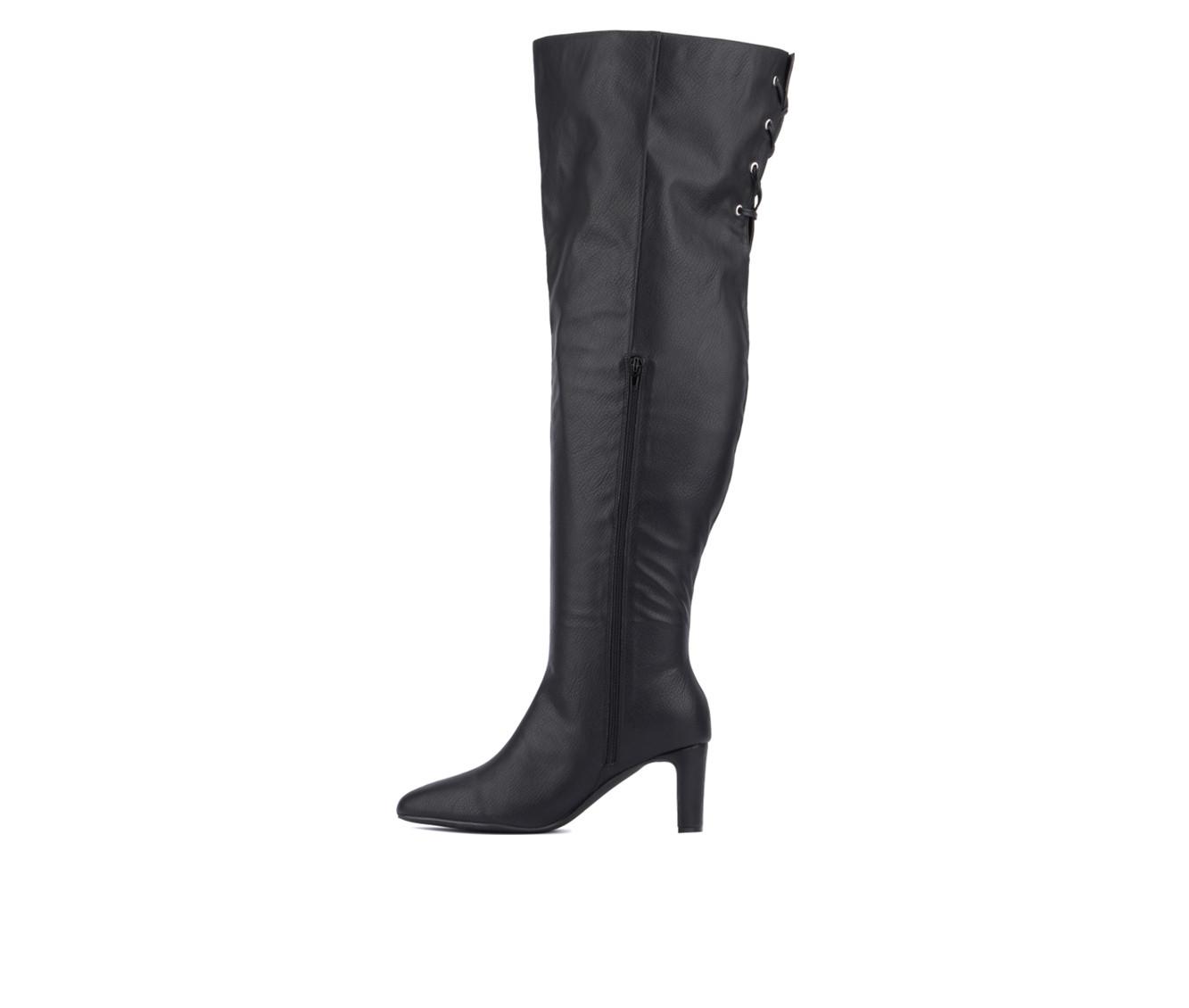 Women's Fashion to Figure Hayya Extra Wide Calf Knee High Boots