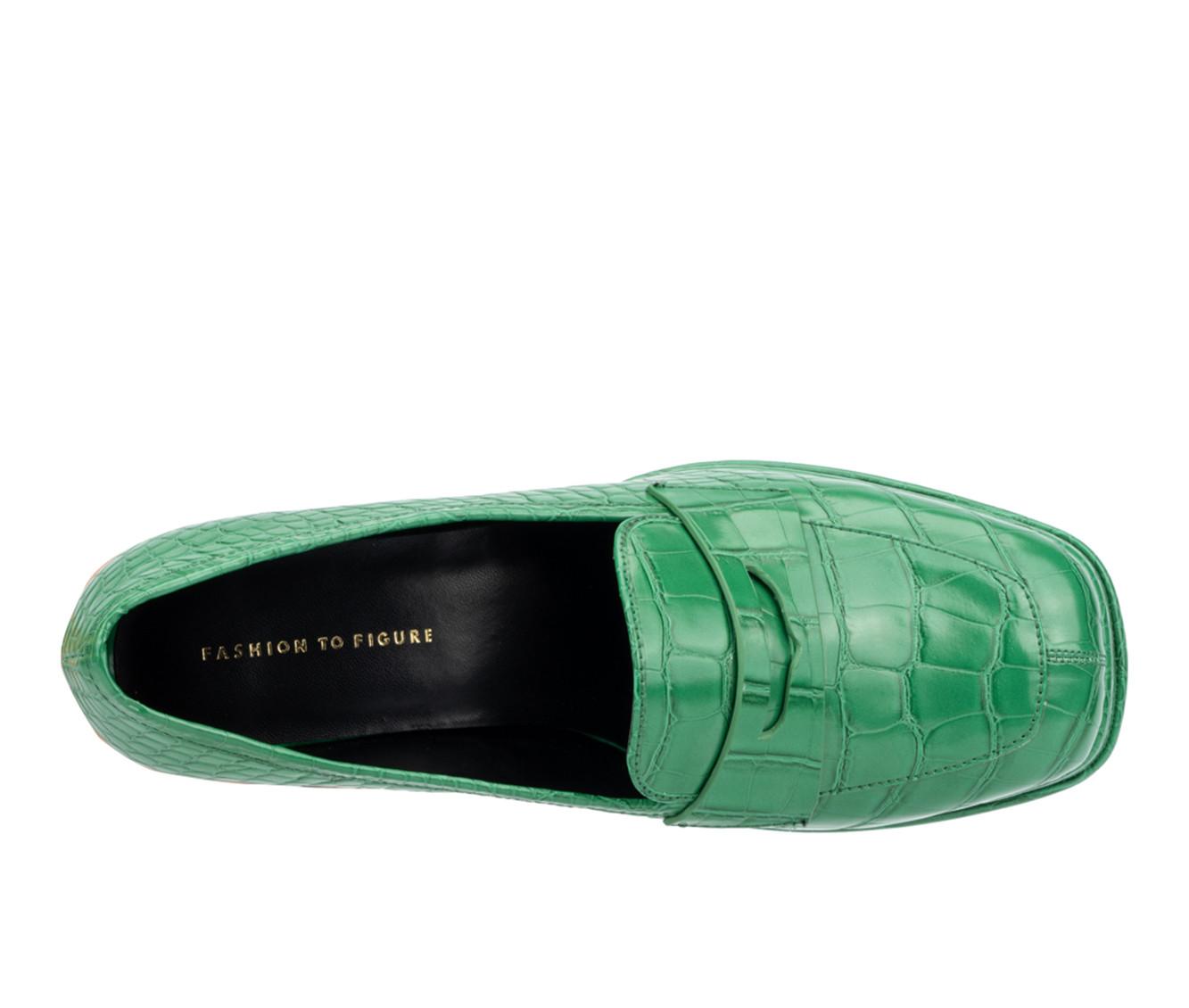 Women's Fashion to Figure Madelyn Wide Width Platform Loafer