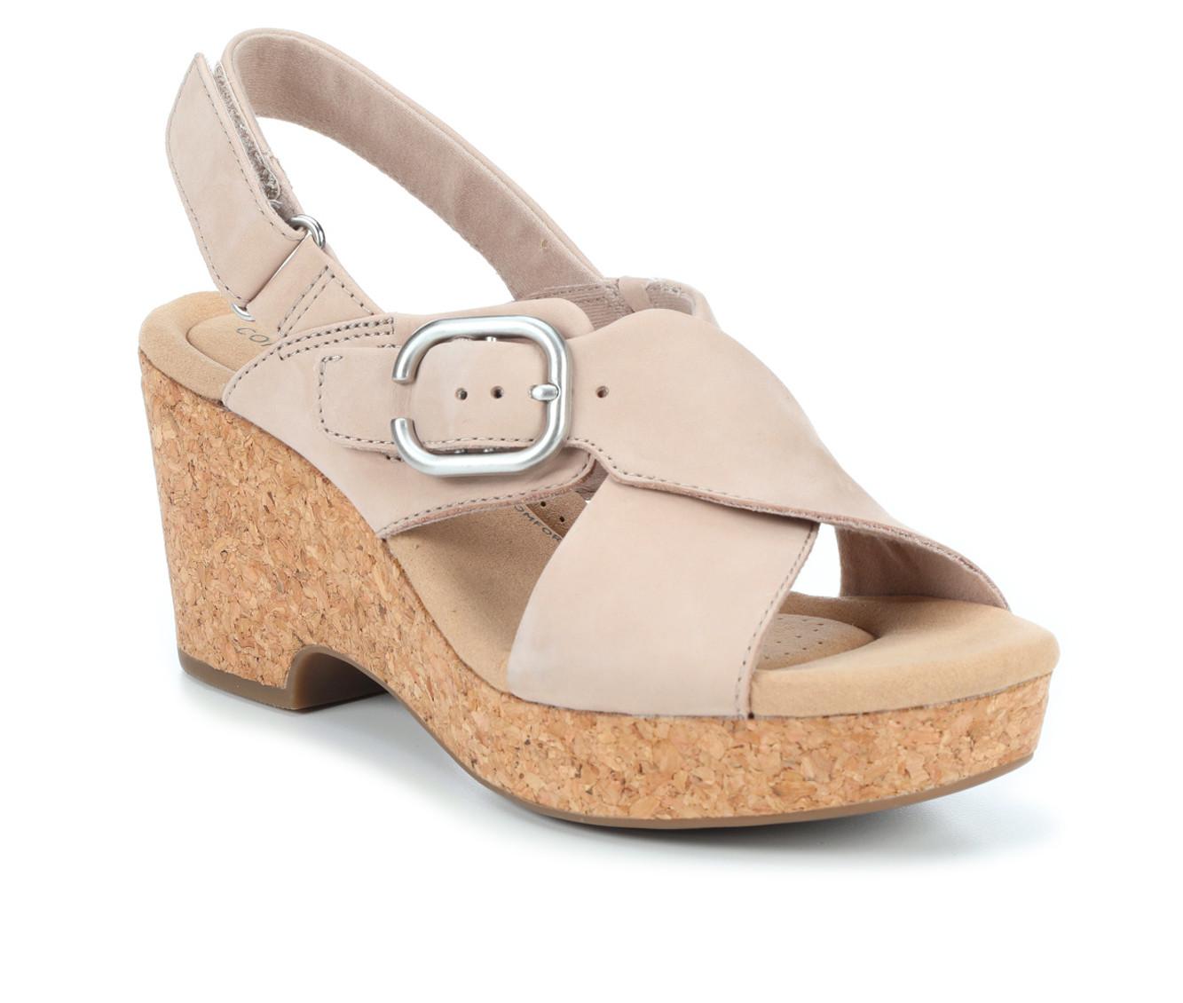 Women's Clarks Giselle Dove Wedges