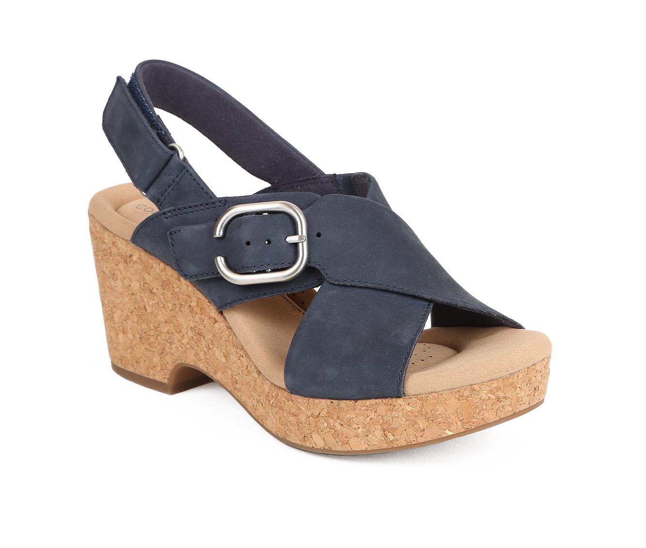 Women's Clarks Giselle Dove Wedges