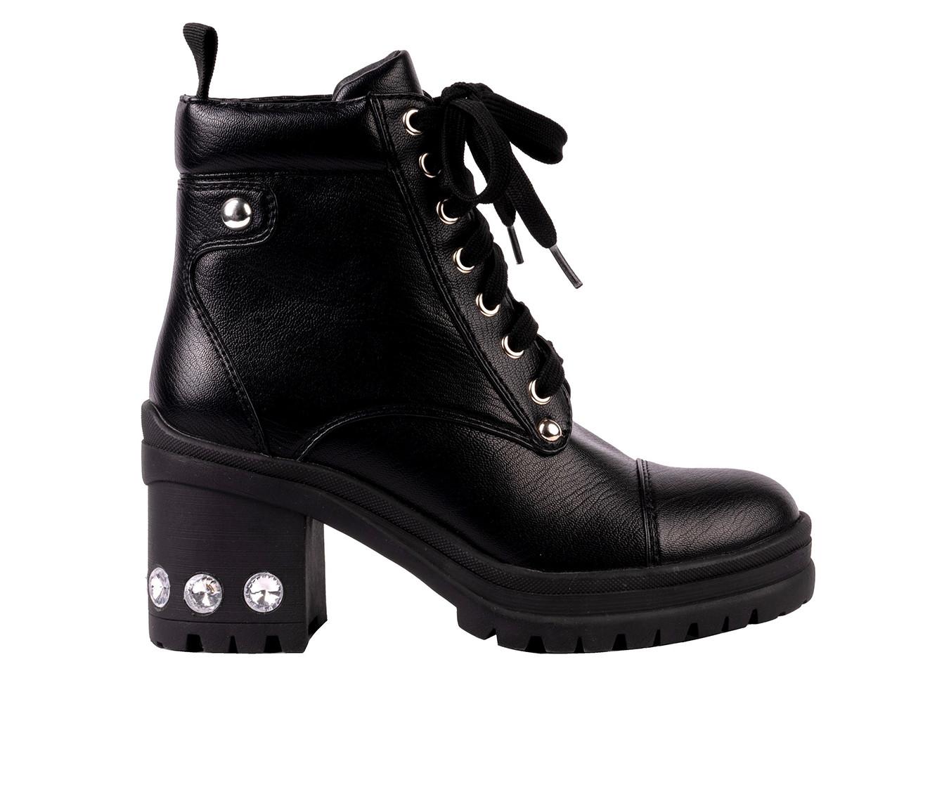 Women's Ninety Union Thunder Heeled Combat Boots | Shoe Carnival