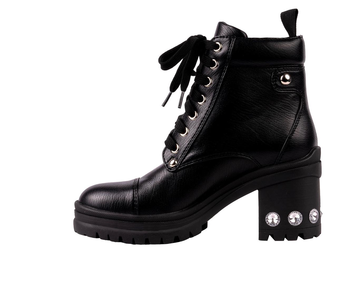 Women's Ninety Union Thunder Heeled Combat Boots