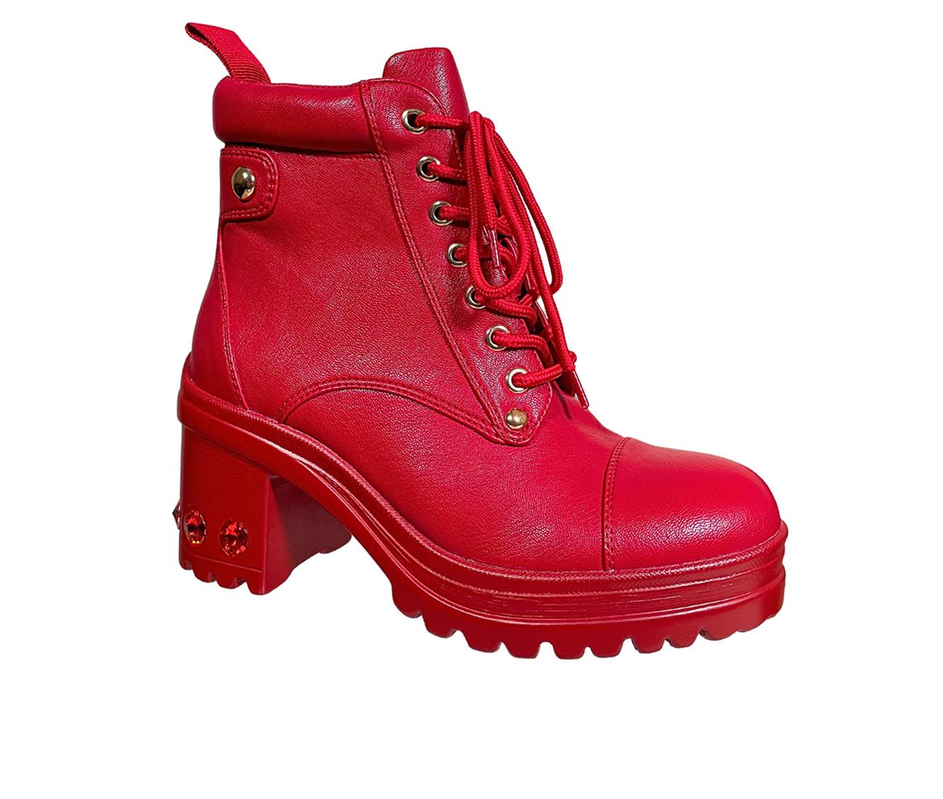 Women's Ninety Union Thunder Heeled Combat Boots