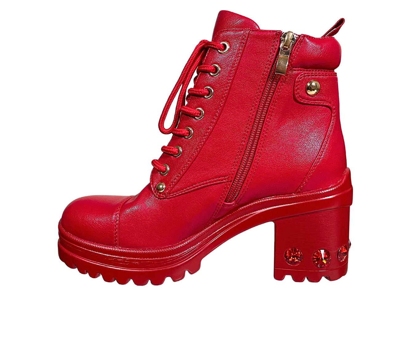 Women's Ninety Union Thunder Heeled Combat Boots