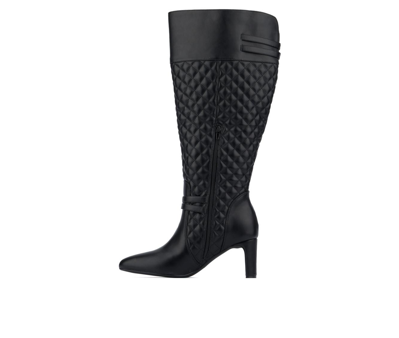 Fashion to Figure Halen Extra Wide Calf Knee High Boots