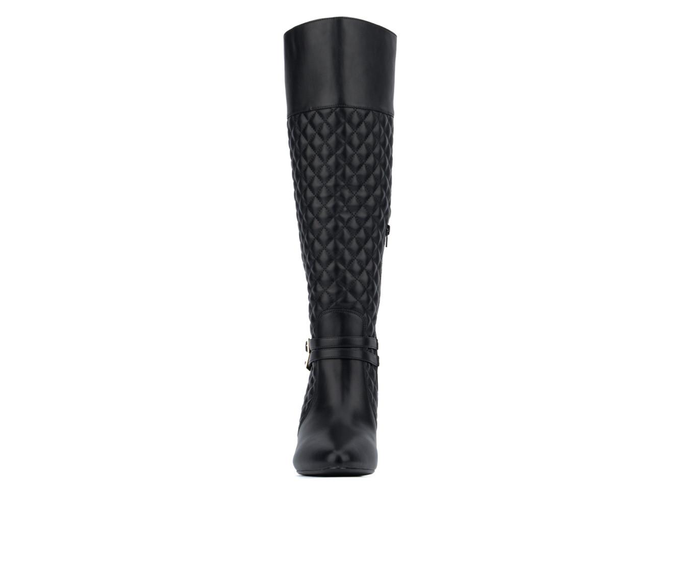 Fashion to Figure Halen Extra Wide Calf Knee High Boots