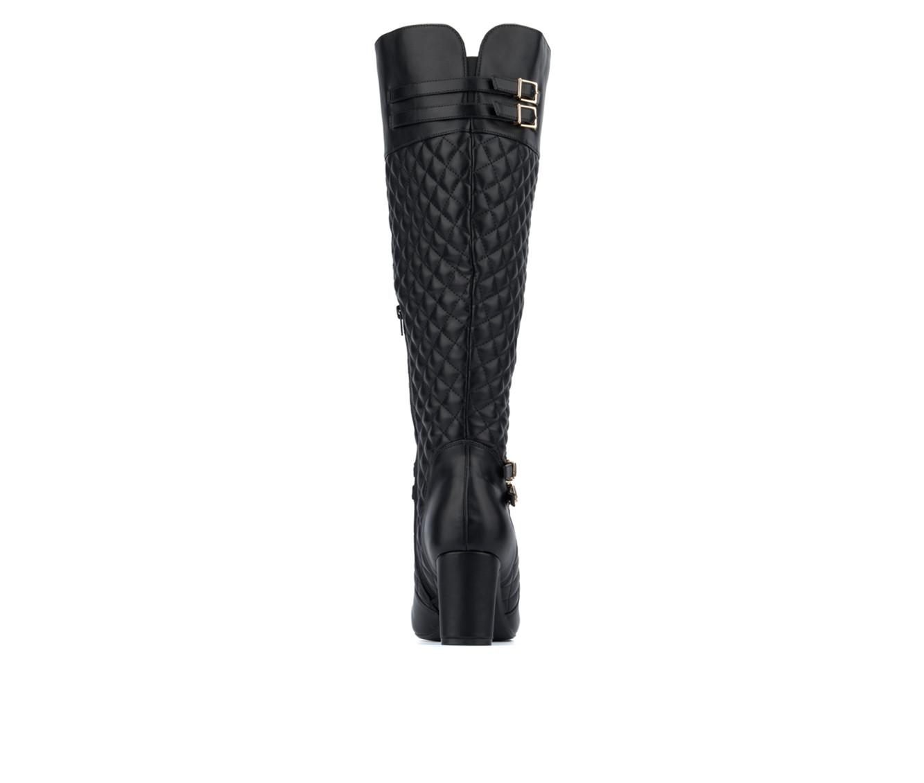 Fashion to Figure Halen Extra Wide Calf Knee High Boots