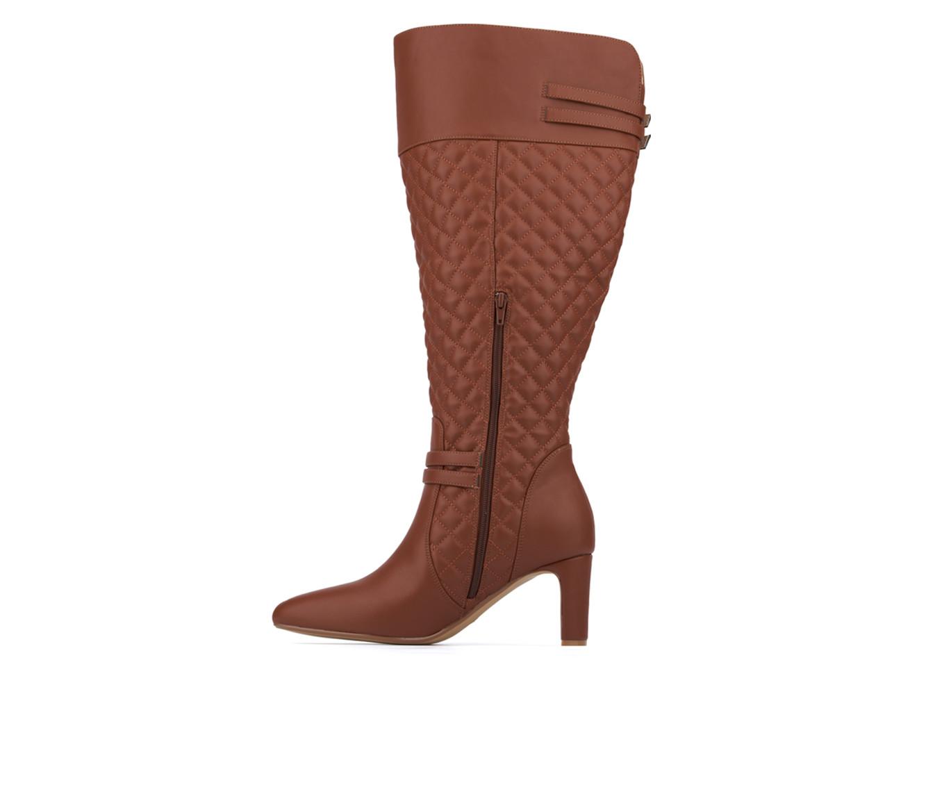 Fashion to Figure Halen Extra Wide Calf Knee High Boots