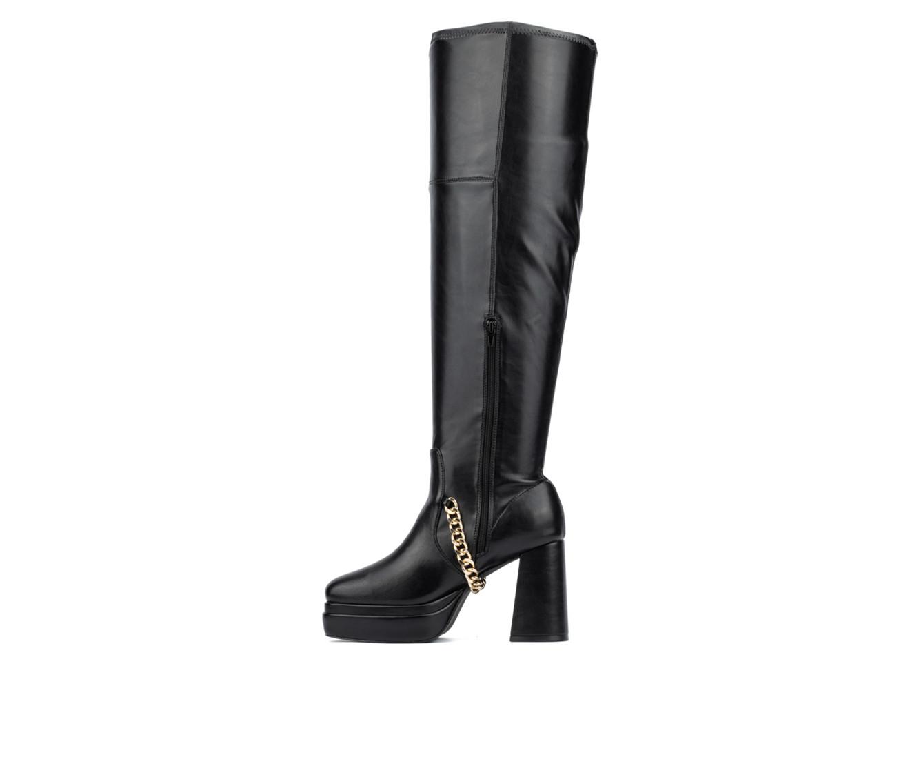 Fashion to Figure Maddy Wide Calf Knee High Boots