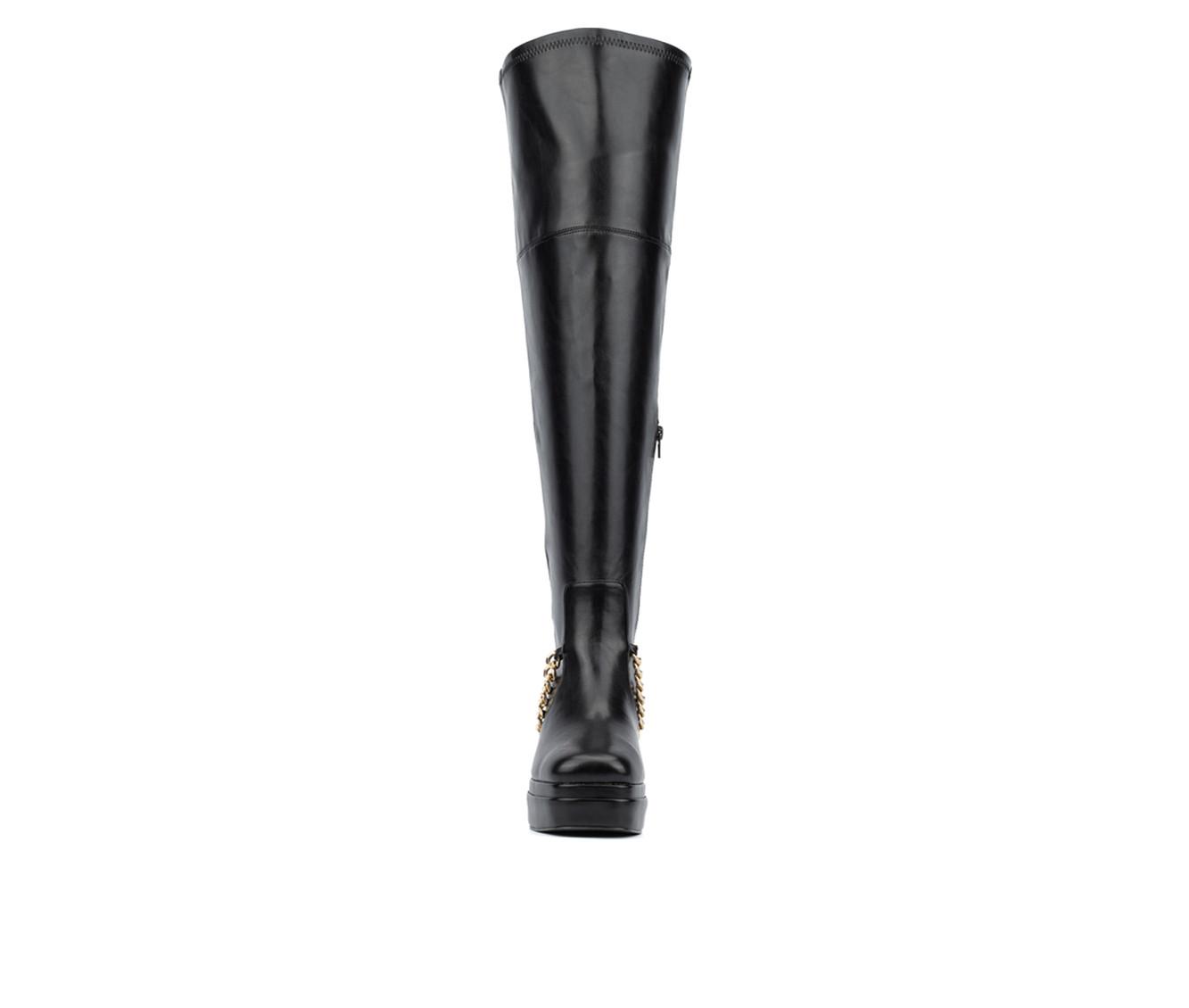 Fashion to Figure Maddy Wide Calf Knee High Boots