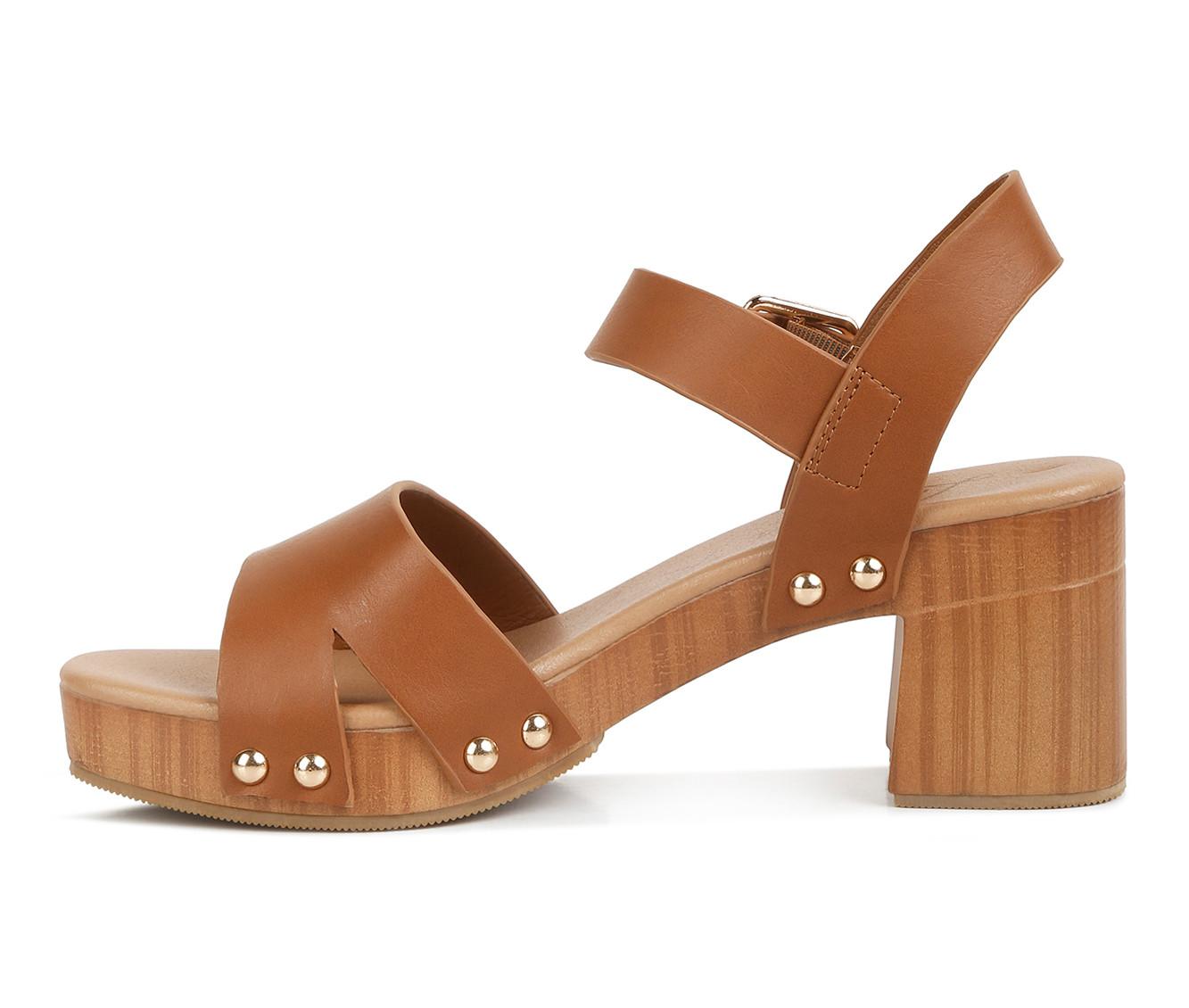 Women's London Rag Campbell Platform Heeled Sandals