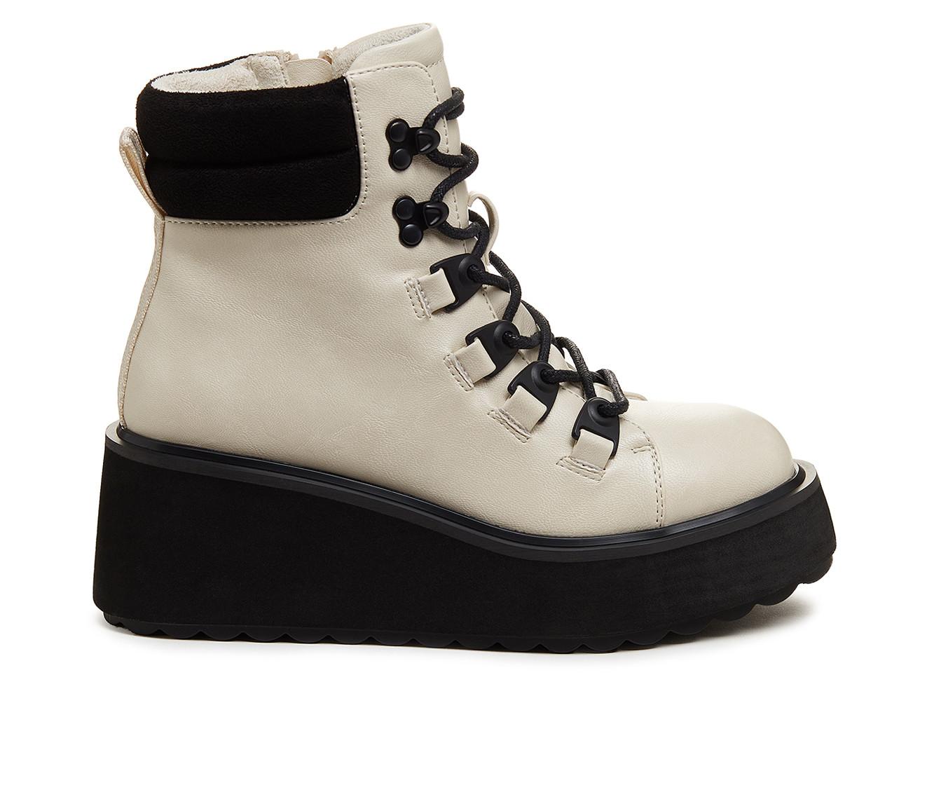 Women's Rocket Dog Handle Wedge Combat Boots