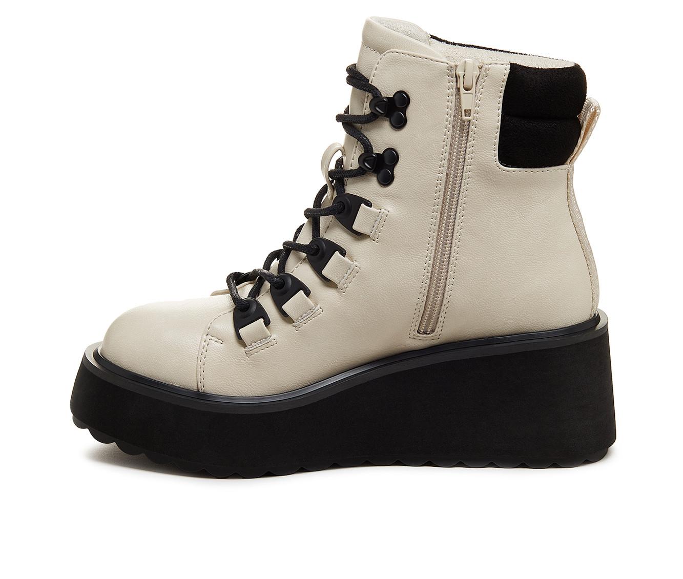 Women's Rocket Dog Handle Wedge Combat Boots