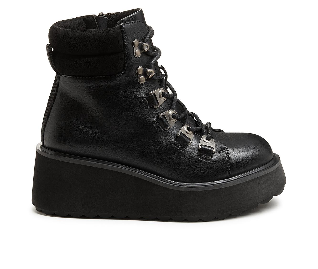 Women's Rocket Dog Handle Wedge Combat Boots