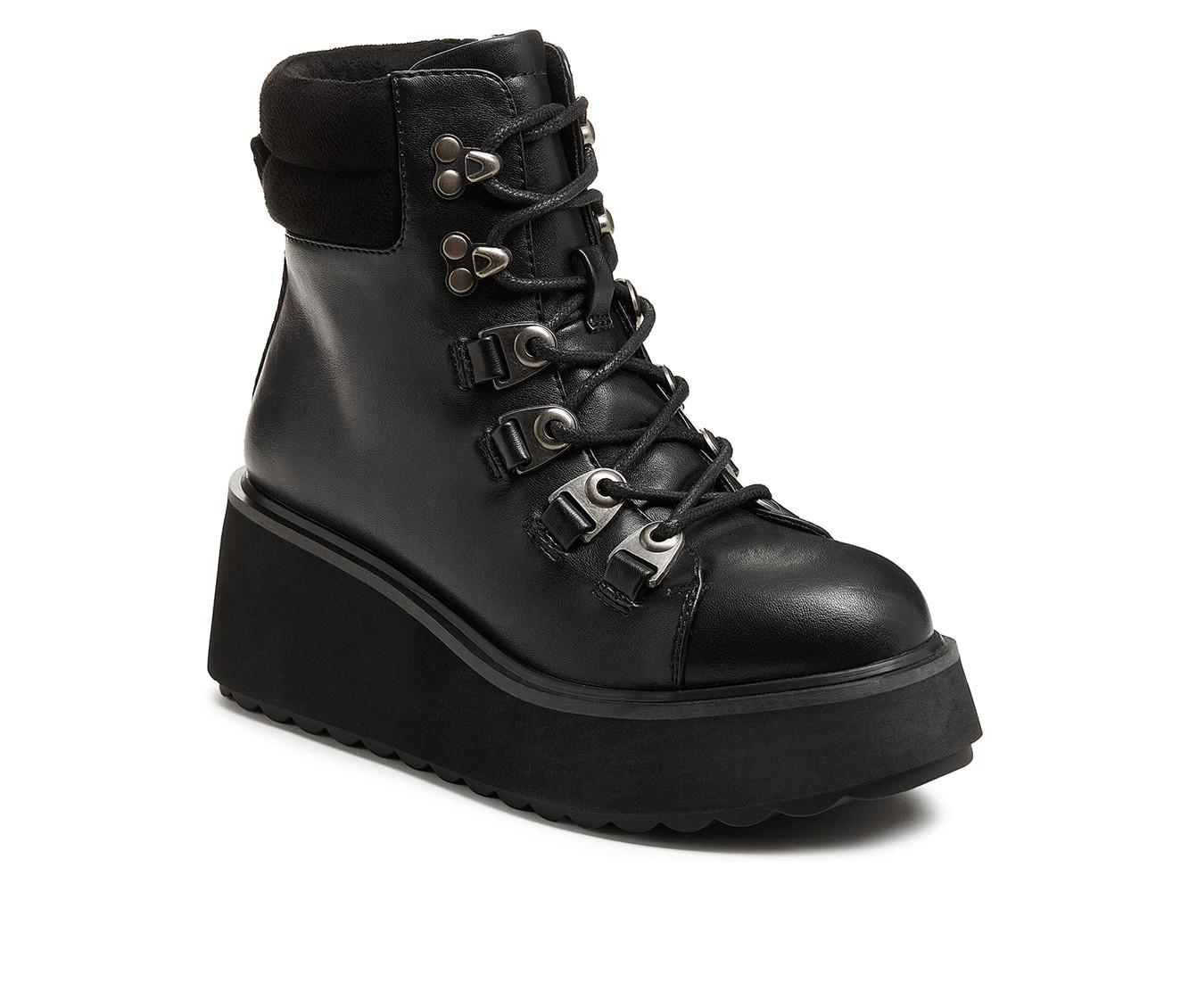 Women's Rocket Dog Handle Wedge Combat Boots