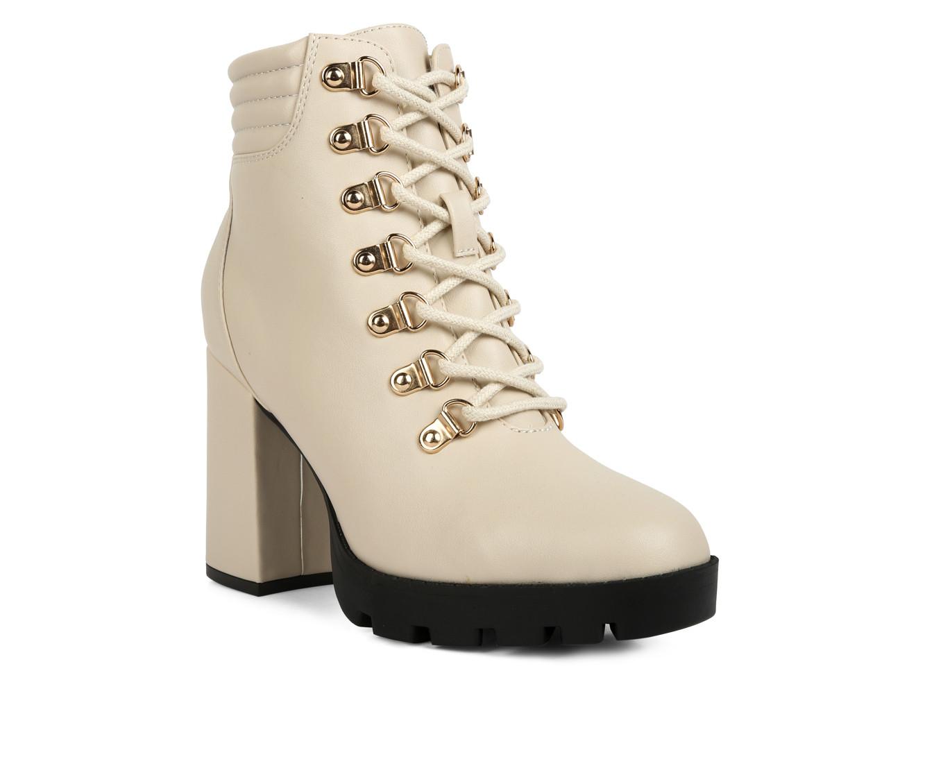 Women's London Rag Hamiltons Platform Heeled Combat Boots