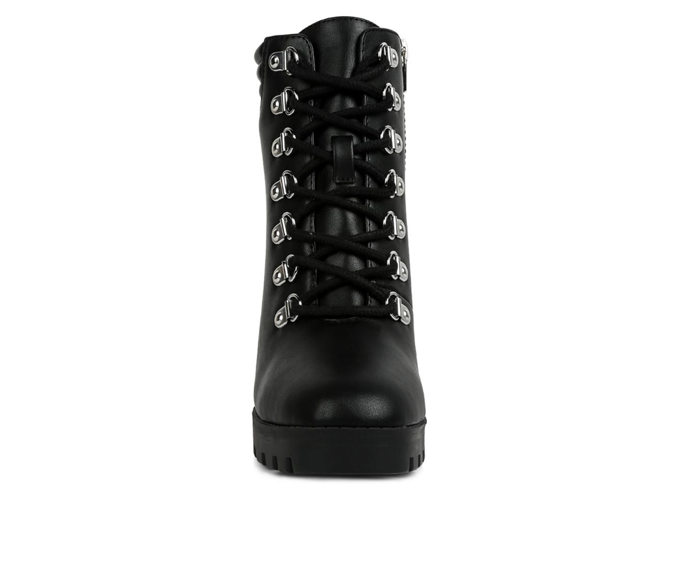 Women's London Rag Hamiltons Platform Heeled Combat Boots