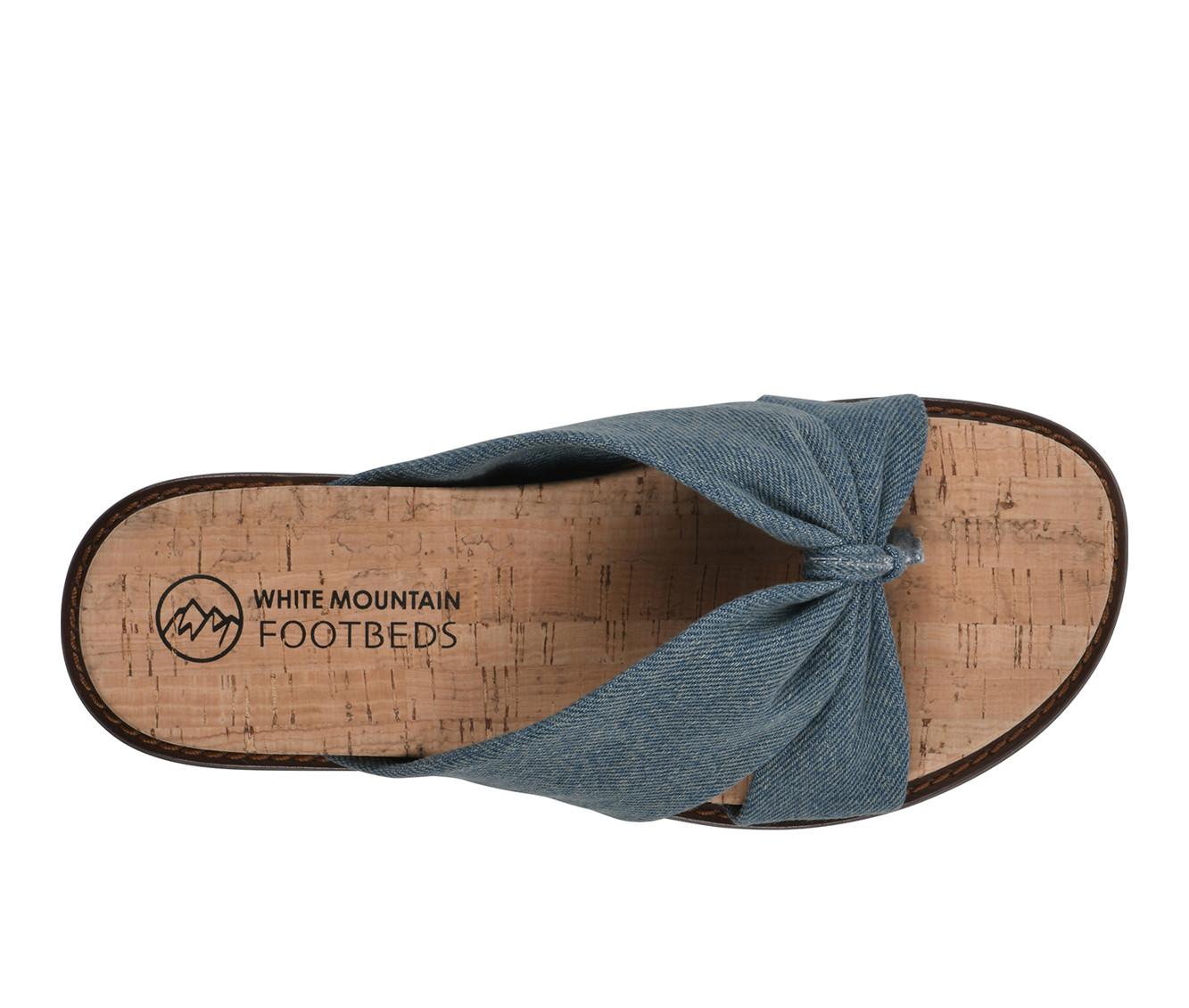 Women's White Mountain Malanga Footbed Sandals