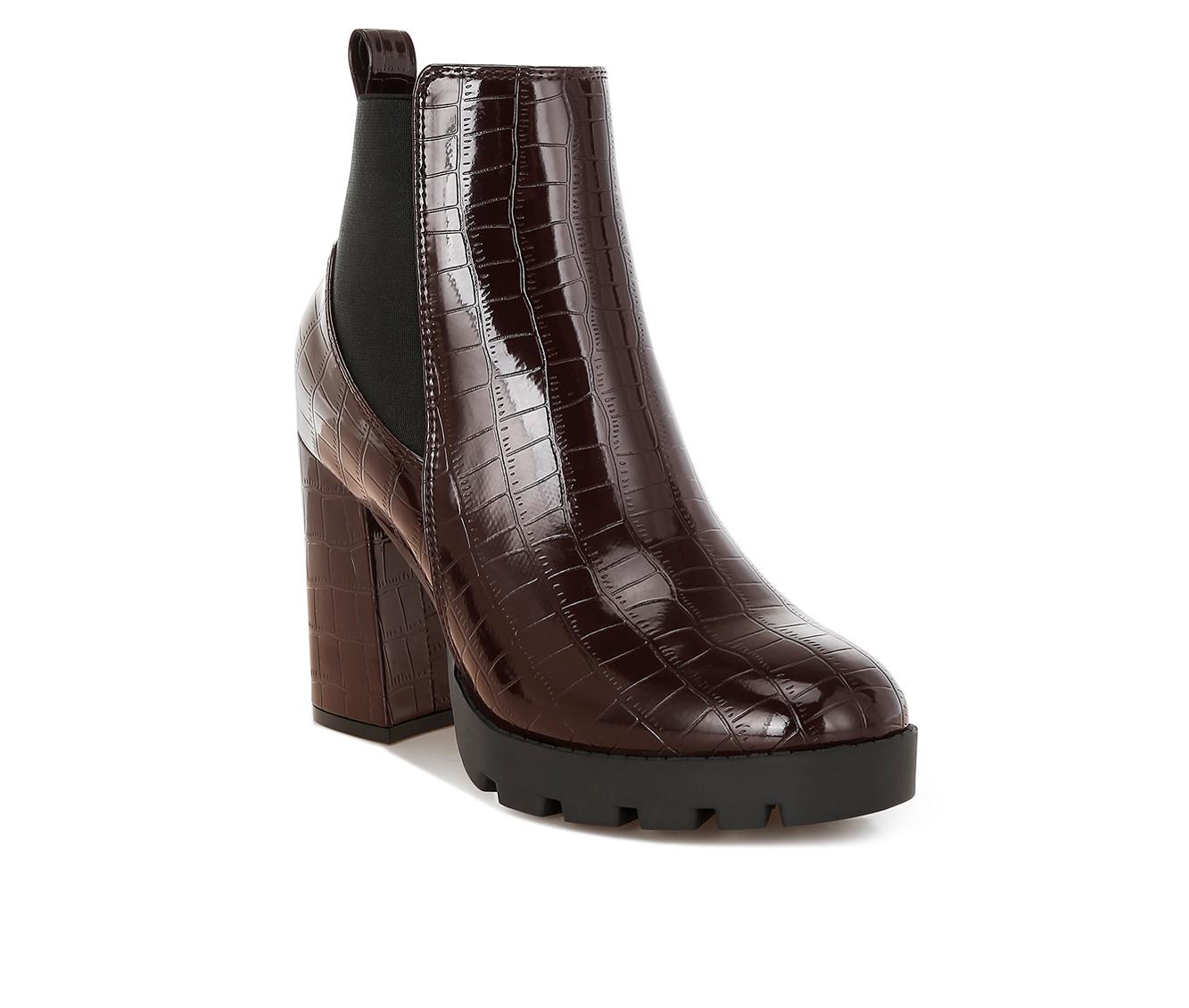 Women's London Rag Fox Block Heel Booties