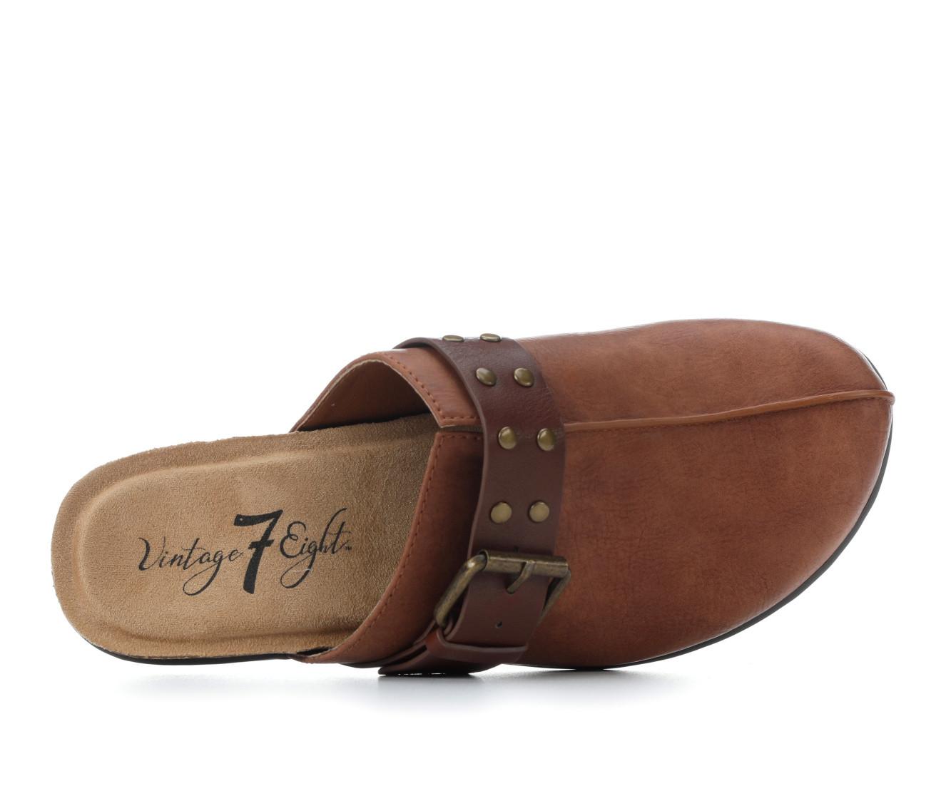 Women's Vintage 7 Eight Elsa Mules