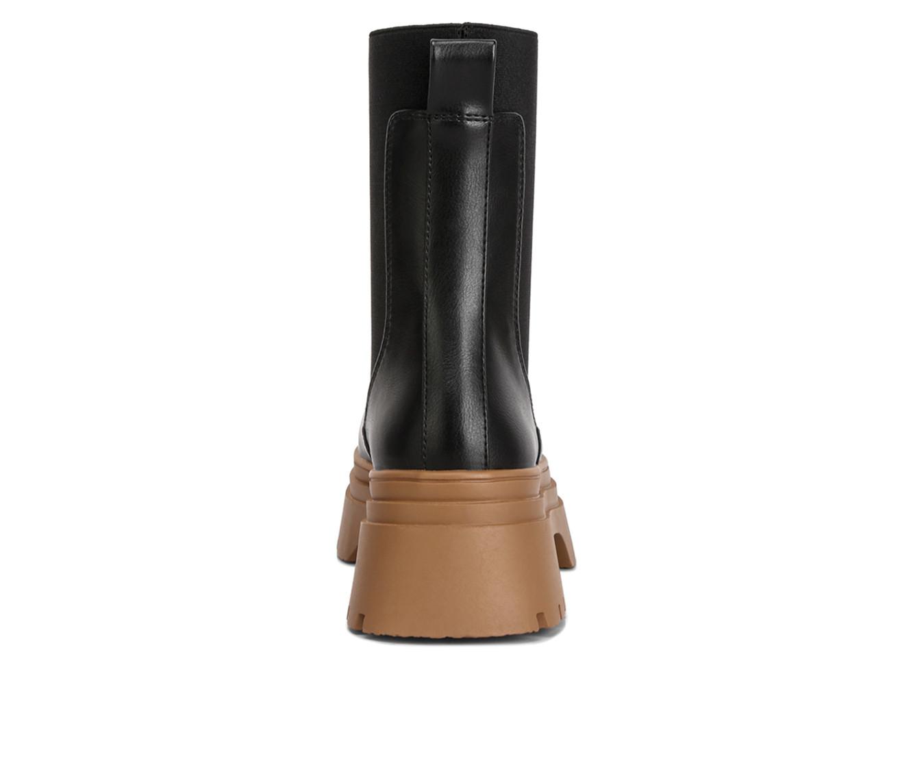 Women's London Rag Ronin Chunky Mid Calf Chelsea Boots