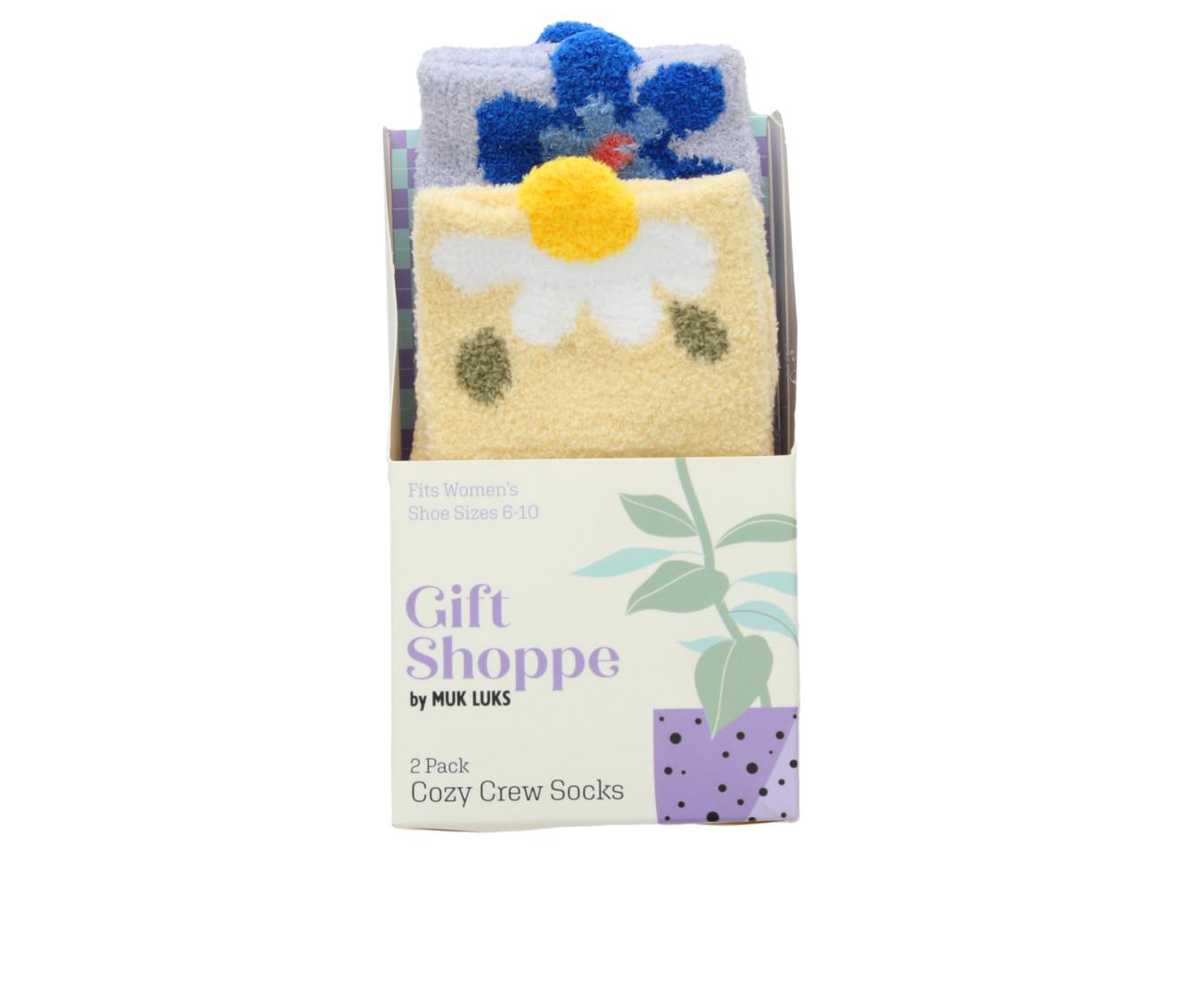 MUK LUKS 2 PACK COZY CREW