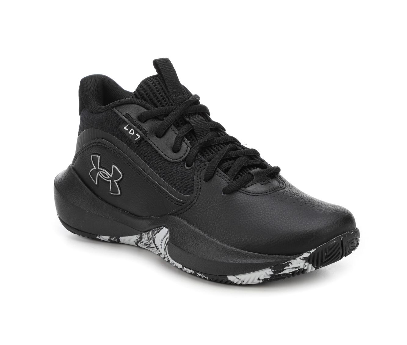 Black under armour shoes youth best sale