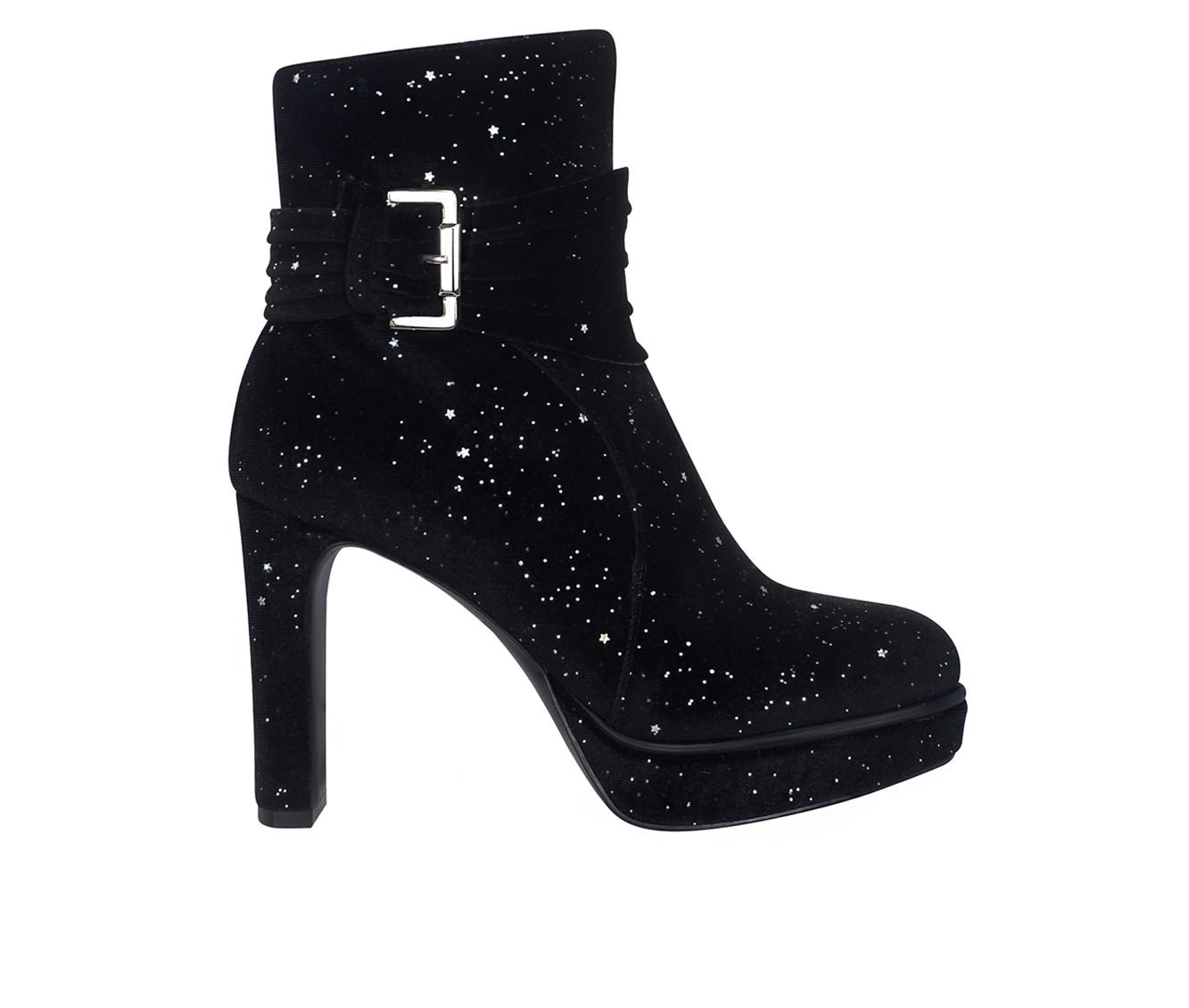 Women's Impo Omira Bling Platform Heeled Booties