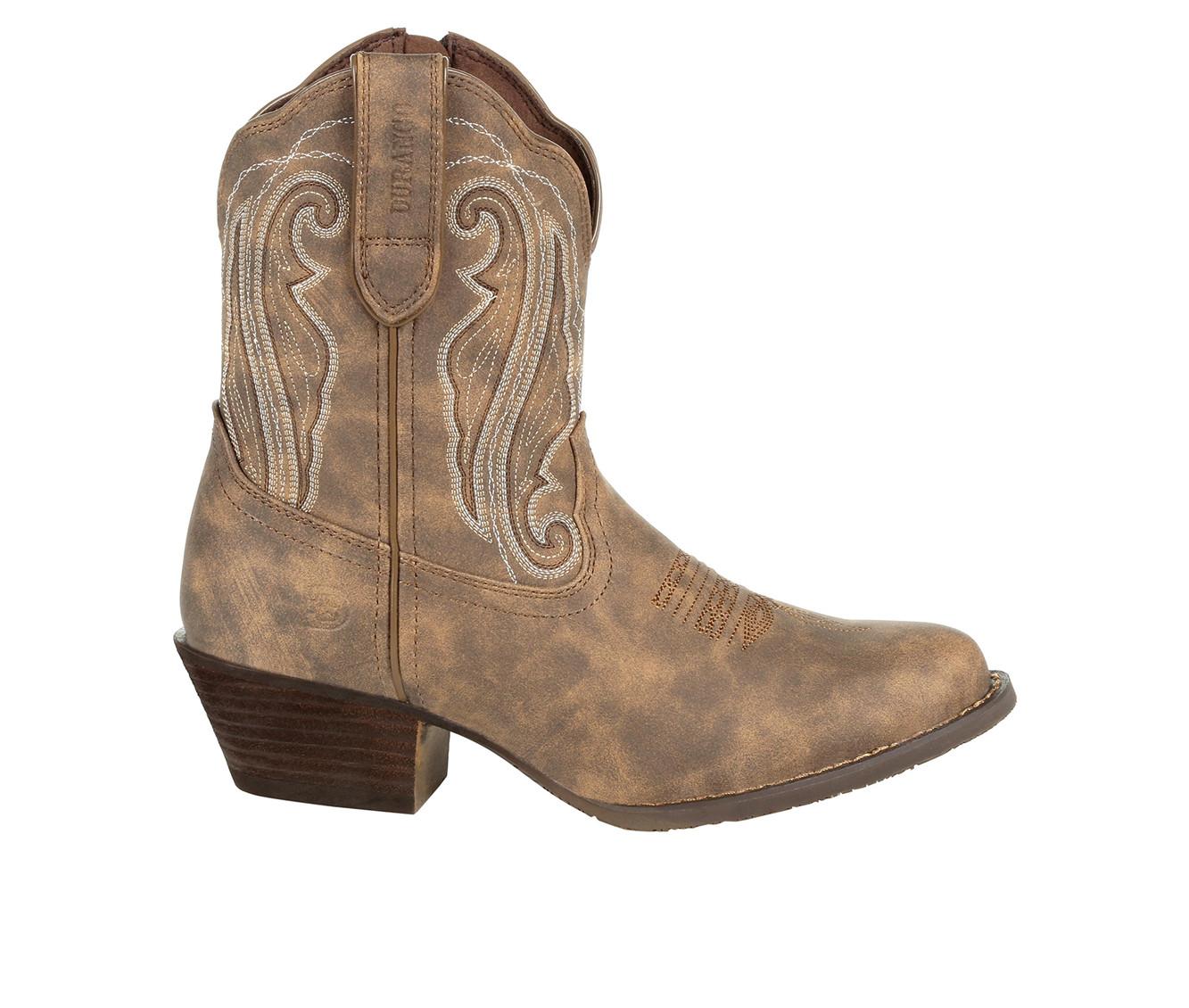 Women's Durango Crush Distressed Shortie Western Boots