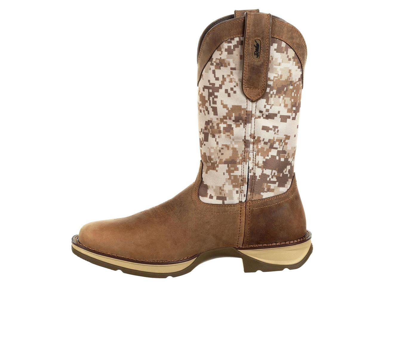 Men's Durango Rebel Desert Camo Pull-on Western Cowboy Boots