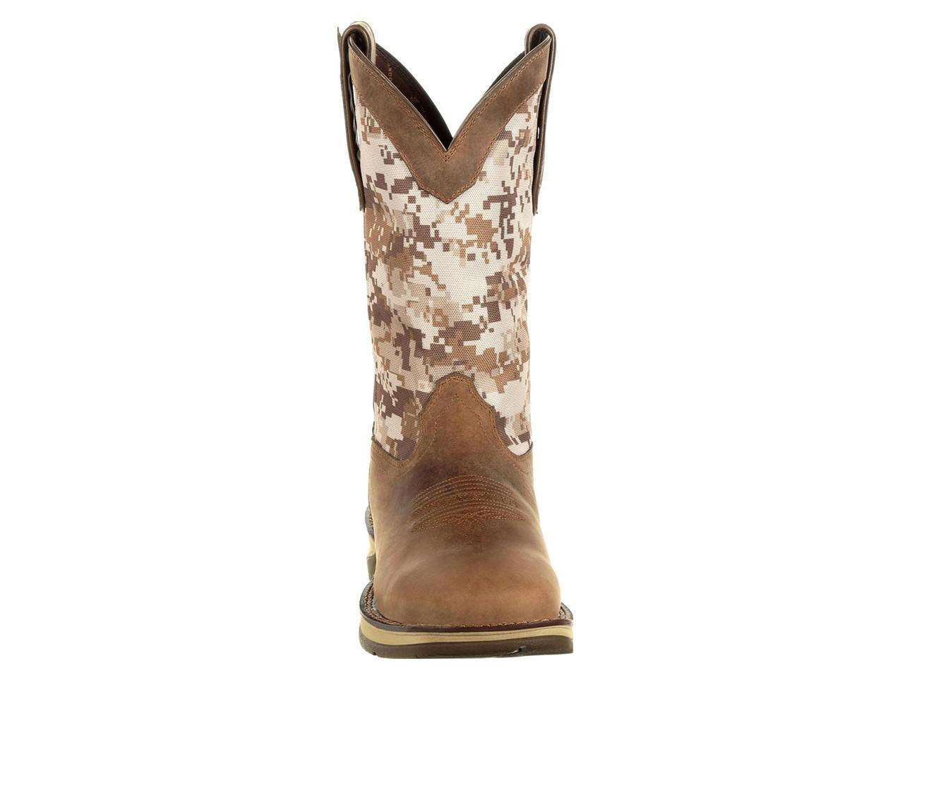 Men's Durango Rebel Desert Camo Pull-on Western Cowboy Boots