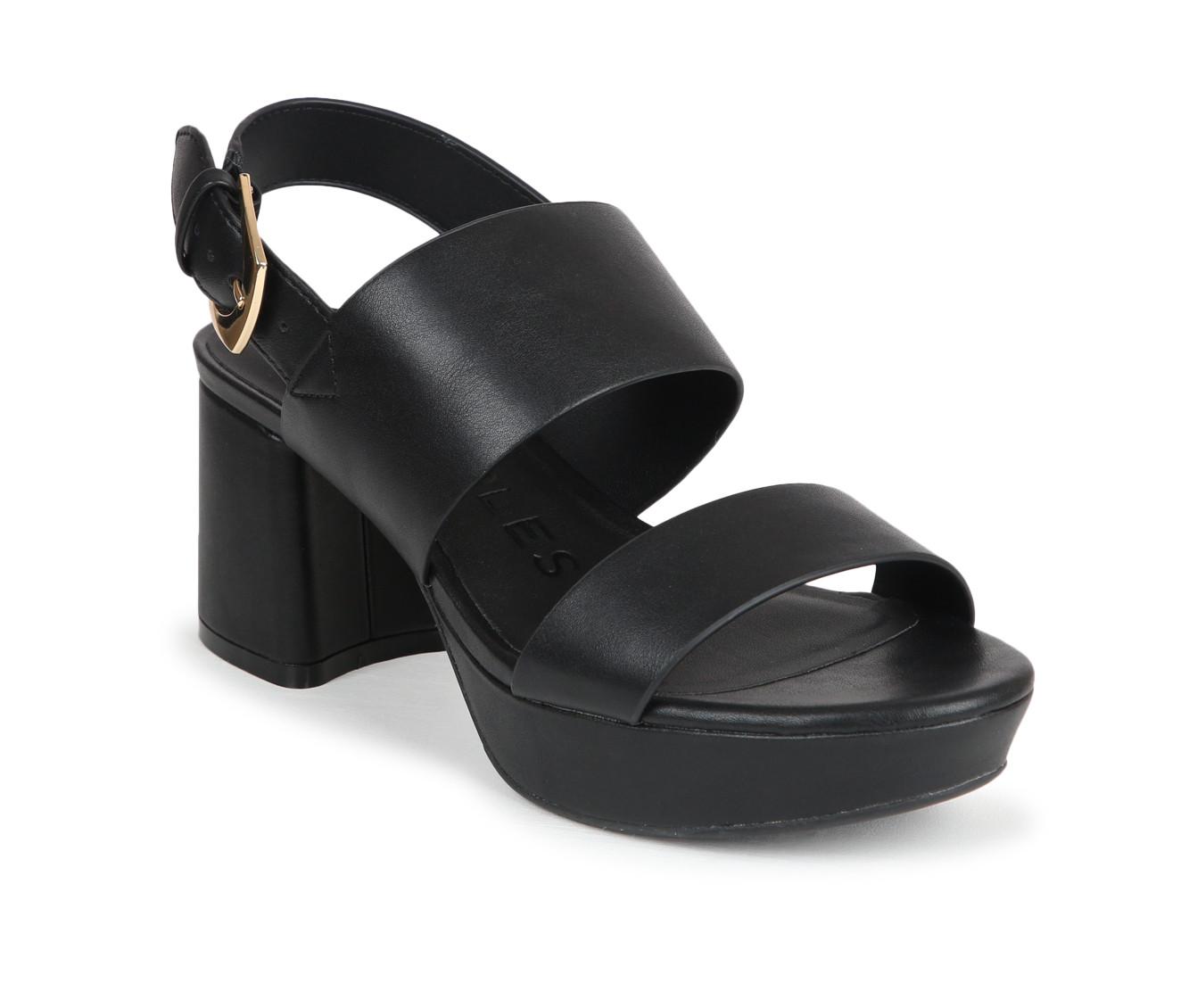 Aerosoles black sandals online