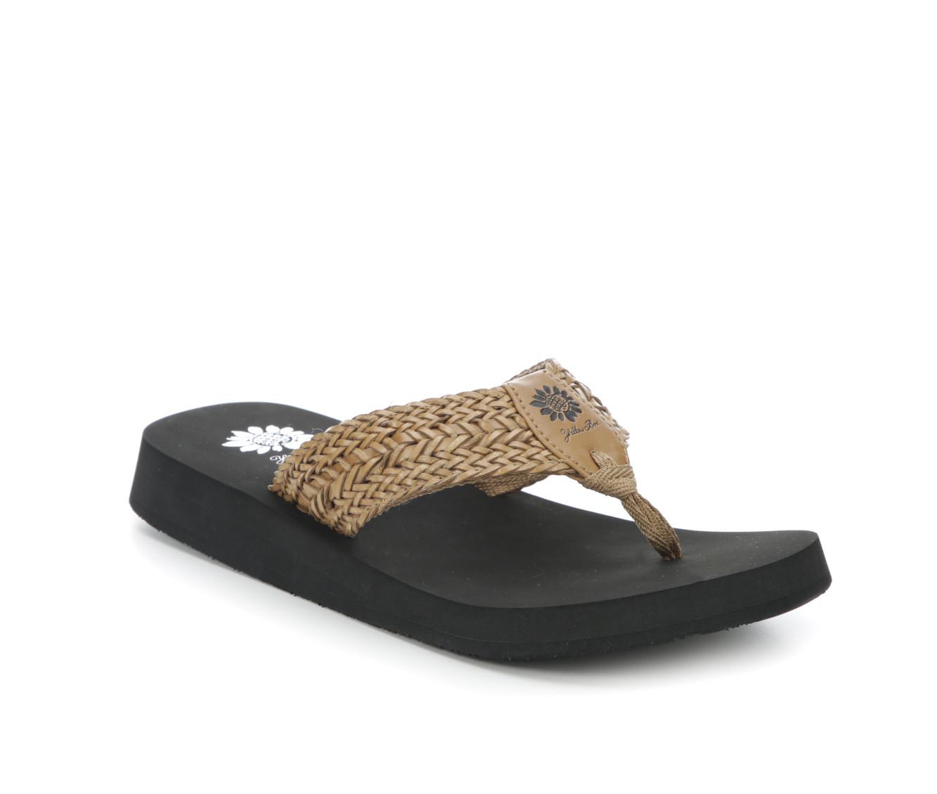 Women's Yellow Box Sharen Flip-Flops