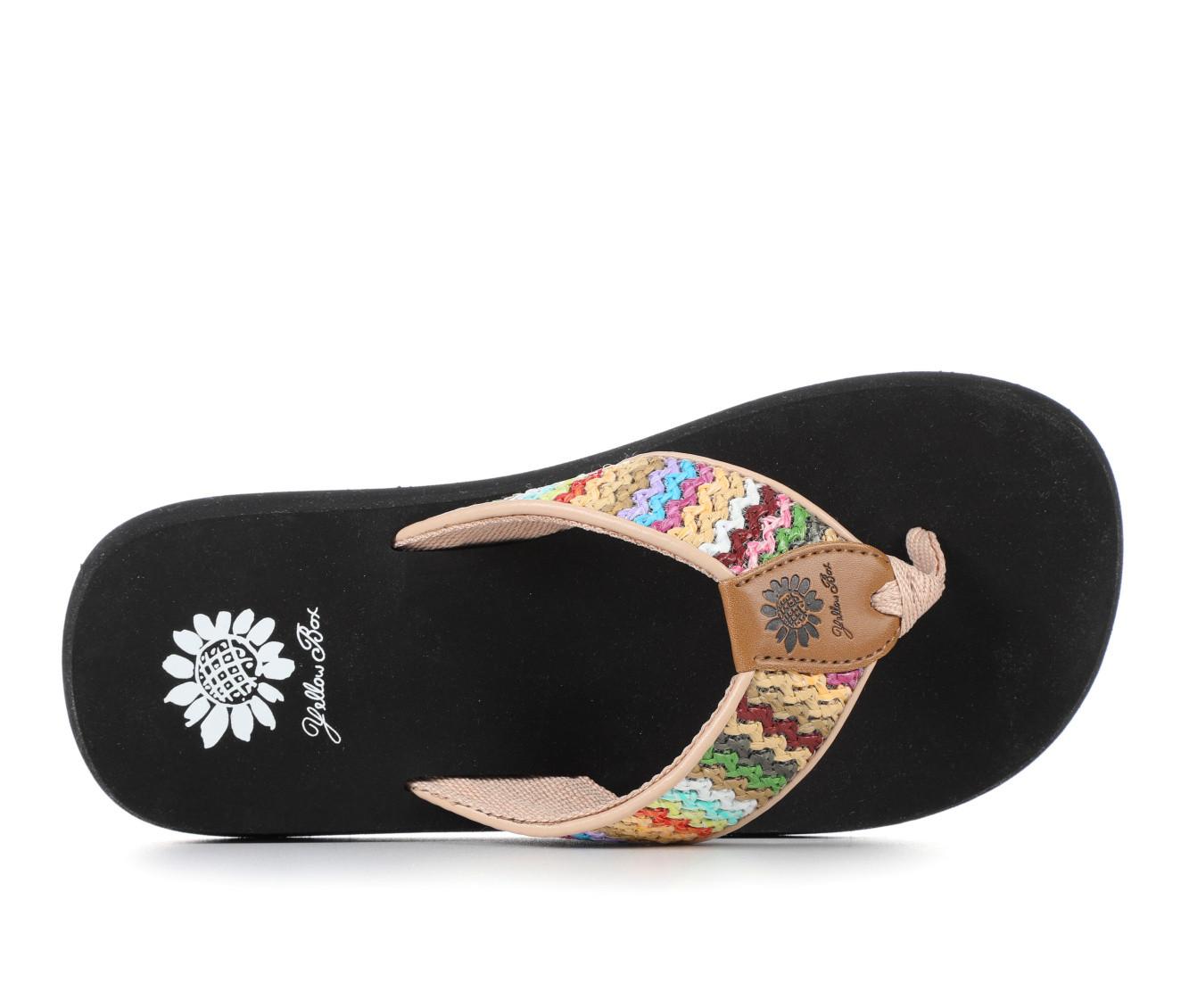 Yellow Box womens Feliks Flip-Flop : : Clothing, Shoes &  Accessories