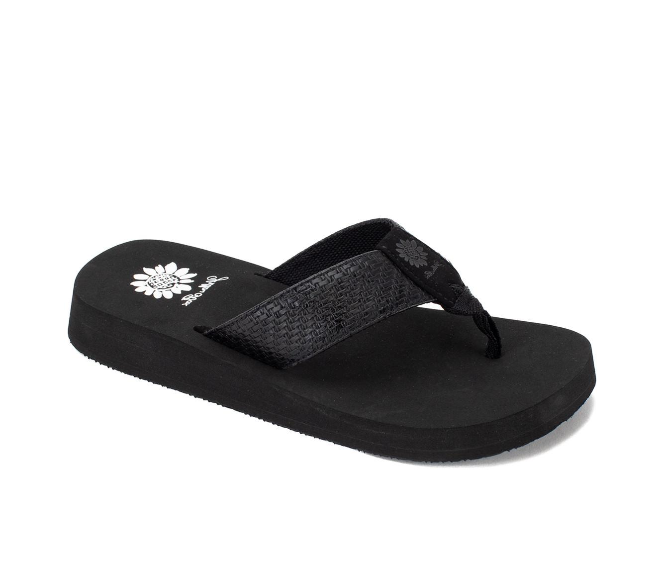 Women's Yellow Box Frinna Flip-Flops