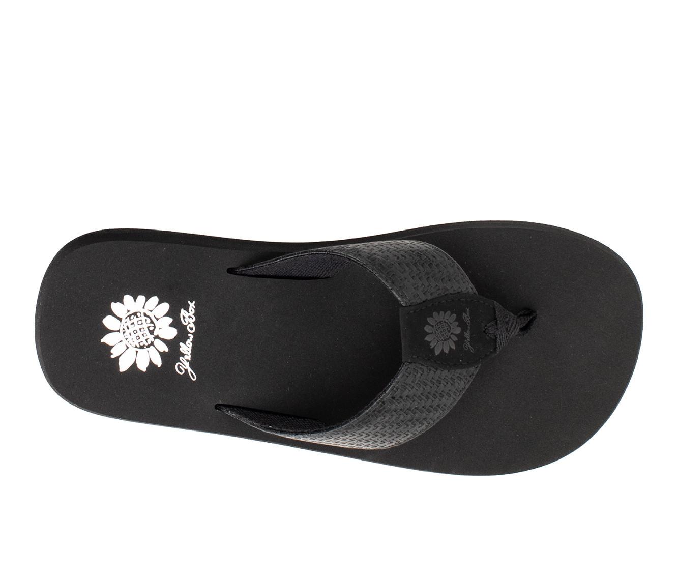 Women's Yellow Box Frinna Flip-Flops