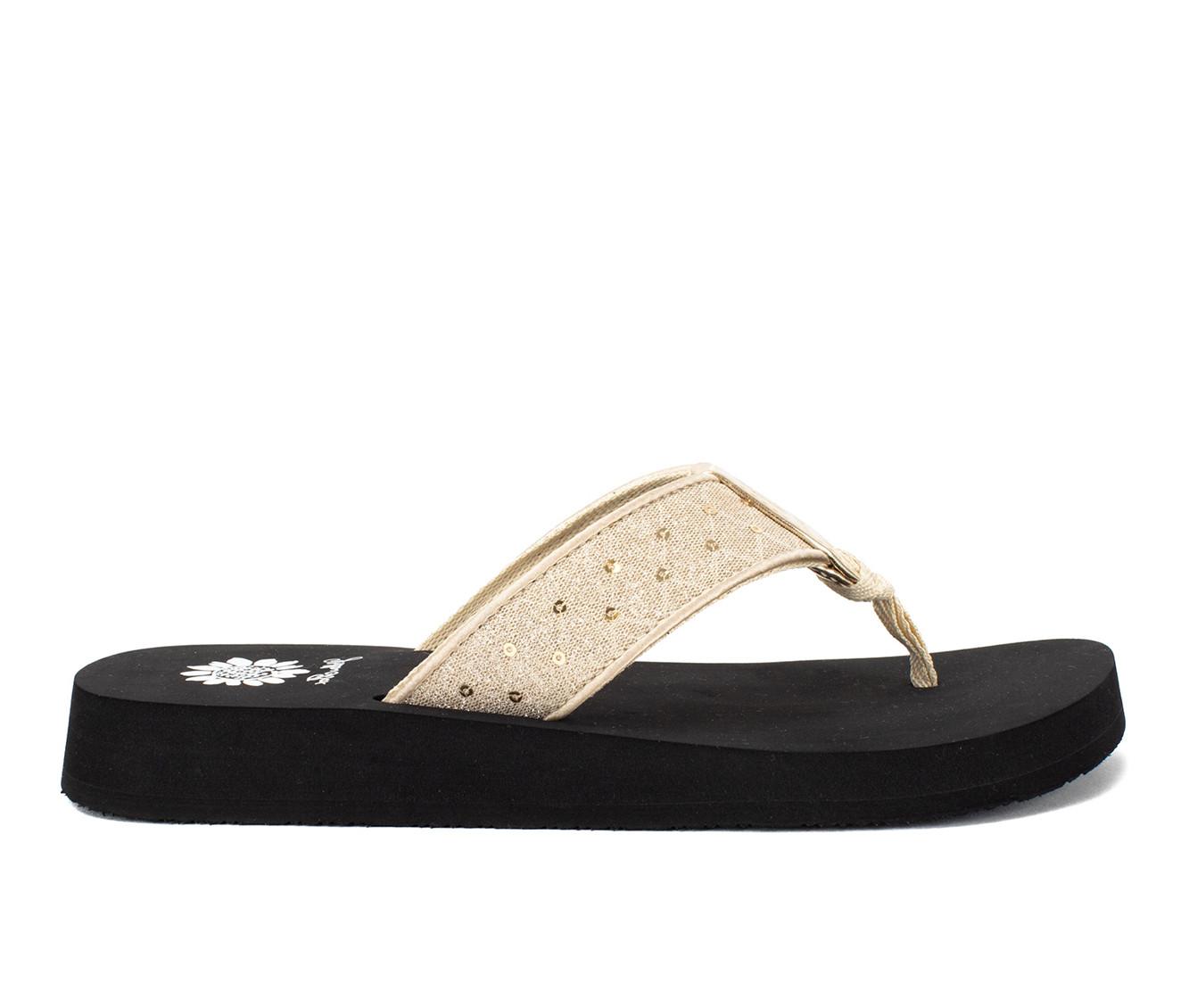 Women's Yellow Box Foxen Flip-Flops