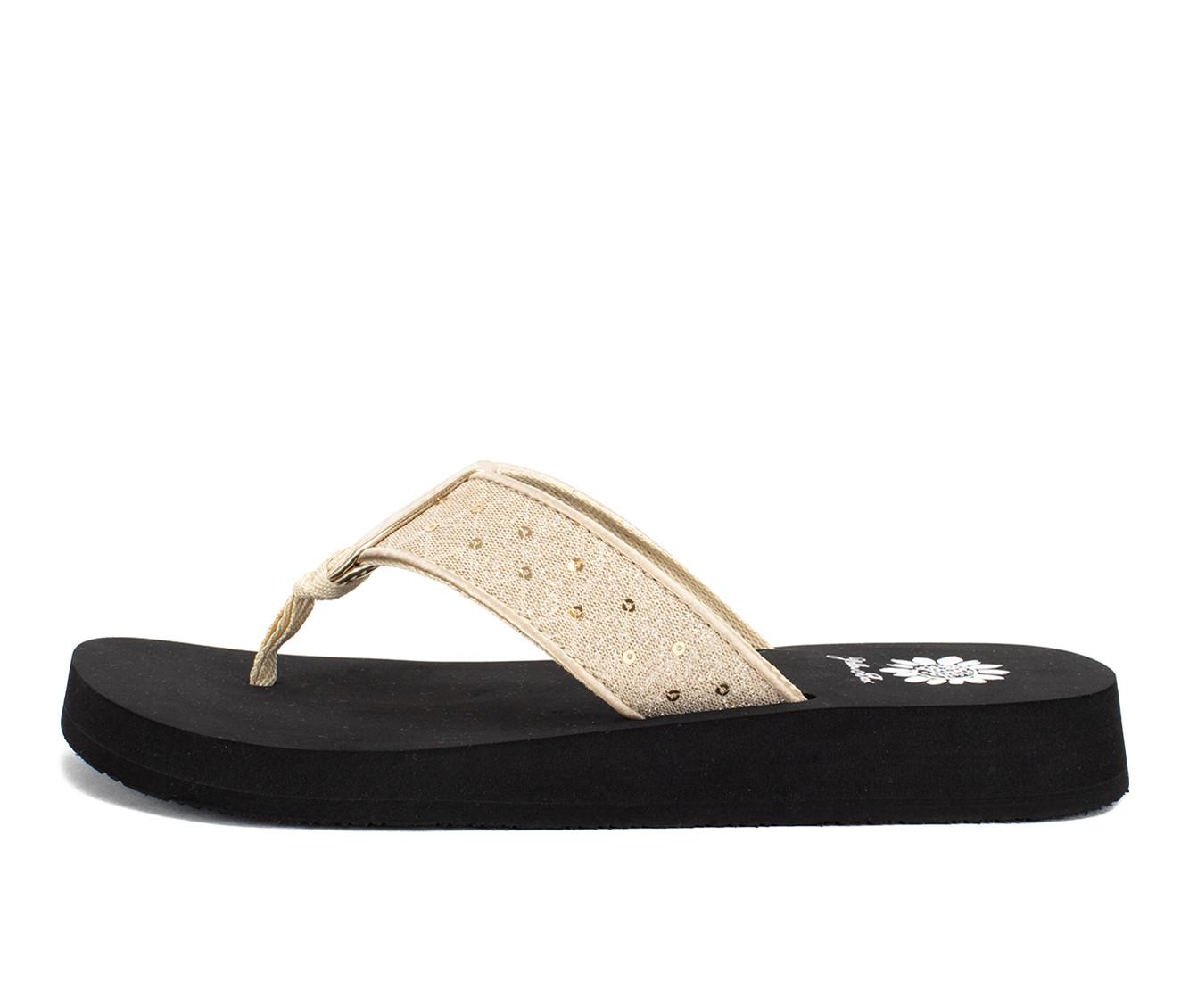 Women's Yellow Box Foxen Flip-Flops