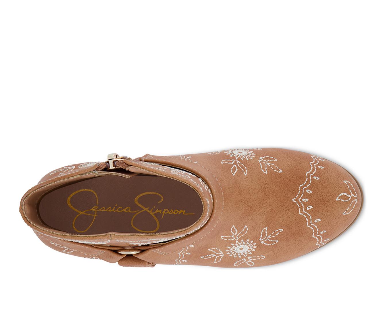 Girls' Jessica Simpson Little Kid & Big Layla Embroidered Ankle Booties