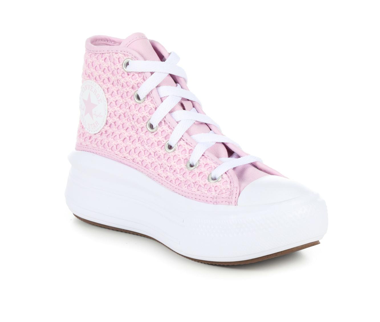 Girls Converse Little Kid Big Kid Chuck Taylor Move Crochet Sneakers Shoe Carnival