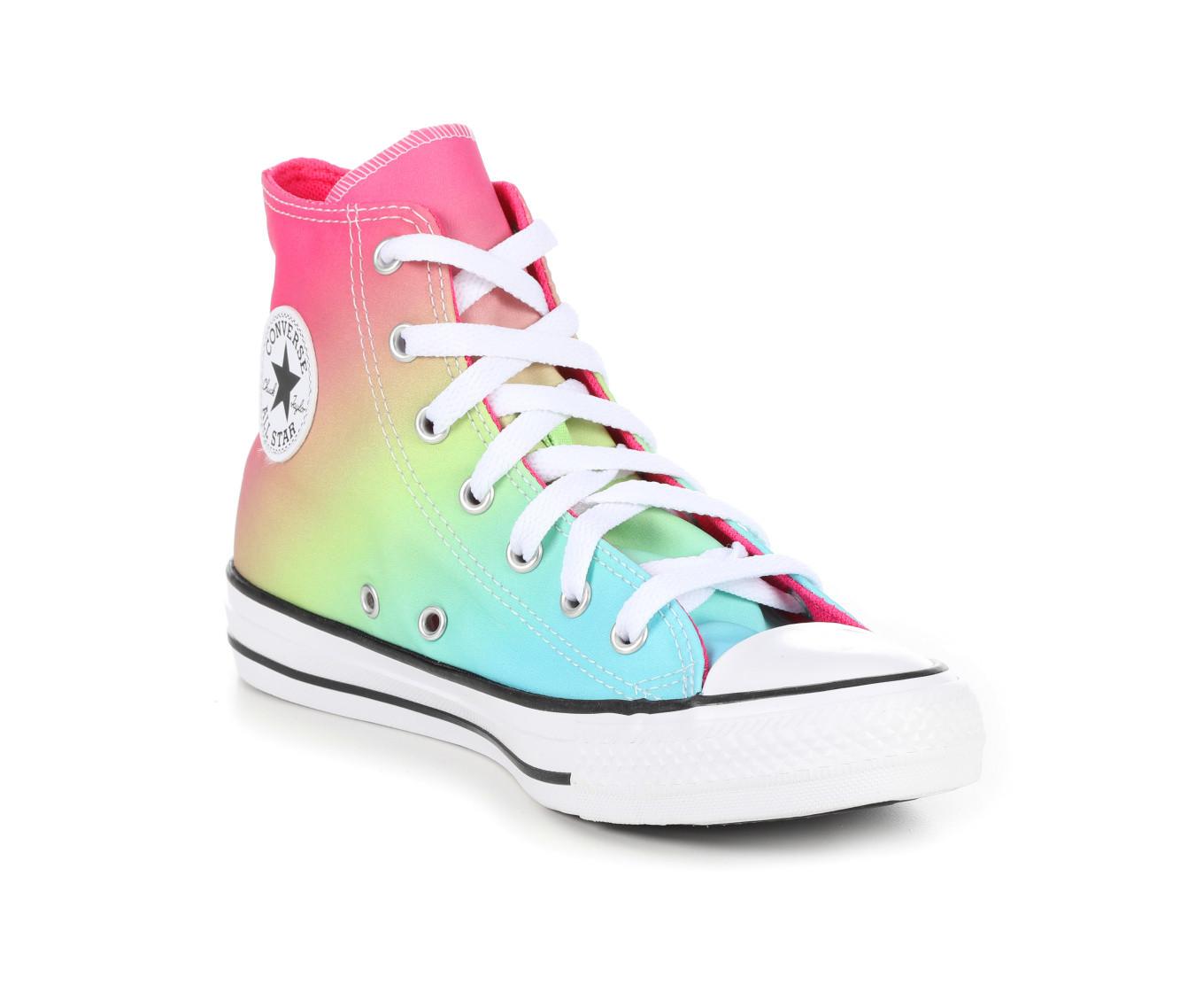 Multicolor converse high top best sale