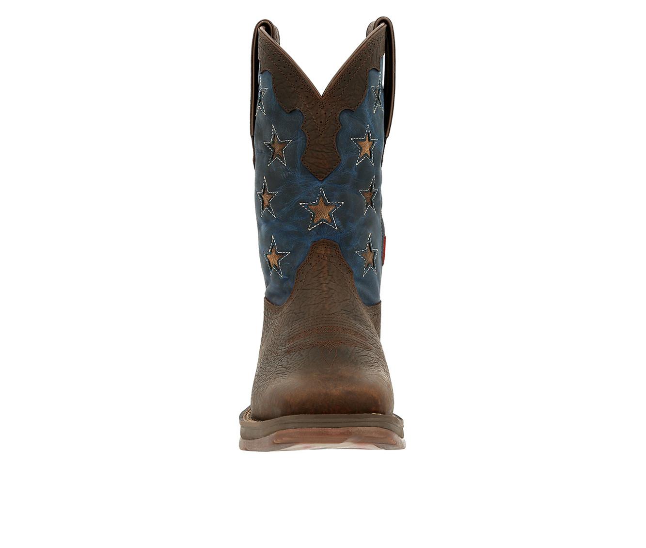 Men's Durango Rebel Vintage Flag Western Boot