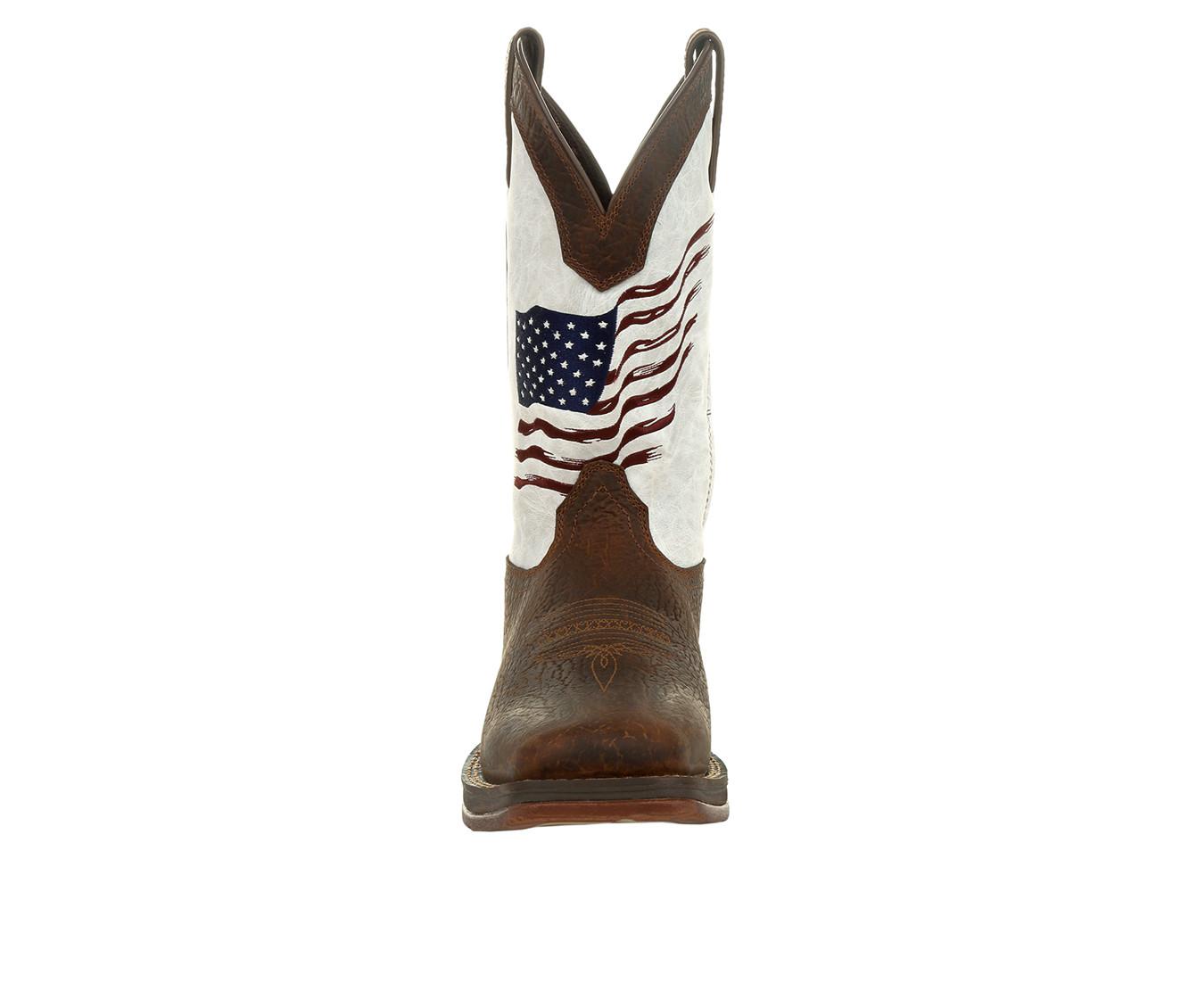 Men's Durango Rebel Distressed Flag Embroidery Western Boots