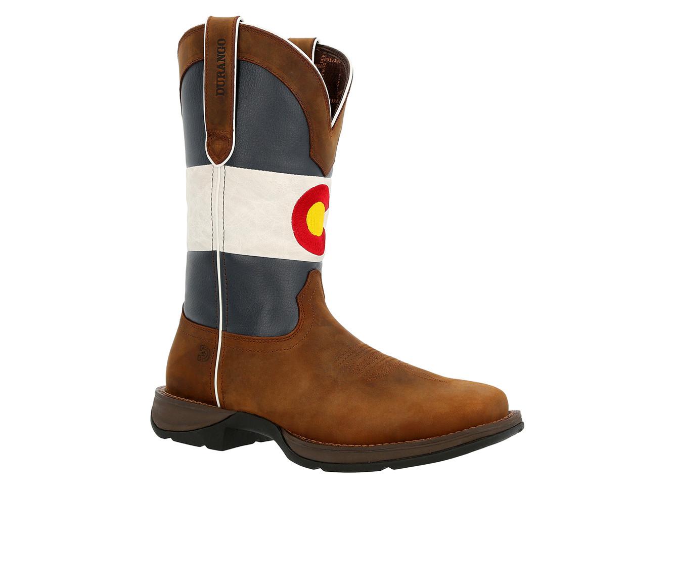 Men's Durango Rebel Colorado Flag Western Boot