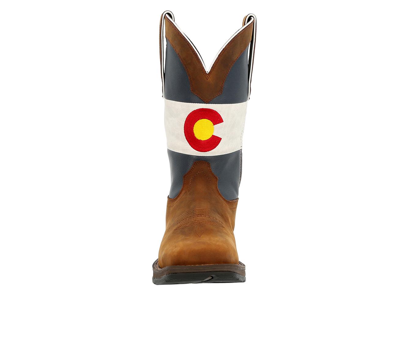 Men's Durango Rebel Colorado Flag Western Boot