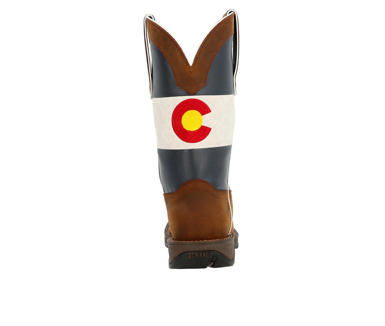 Men's Durango Rebel Colorado Flag Western Boot