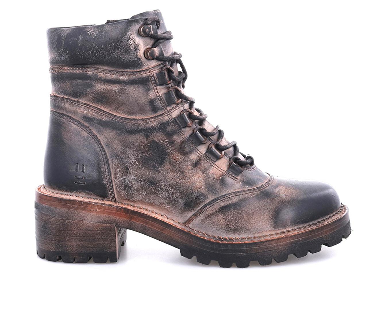 Women's ROAN by BED STU Packer Heeled Combat Boots