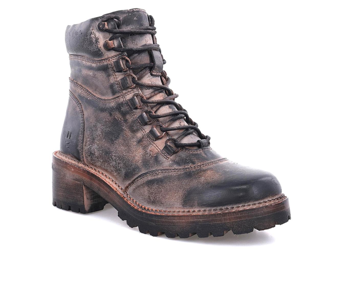 Women's ROAN by BED STU Packer Heeled Combat Boots