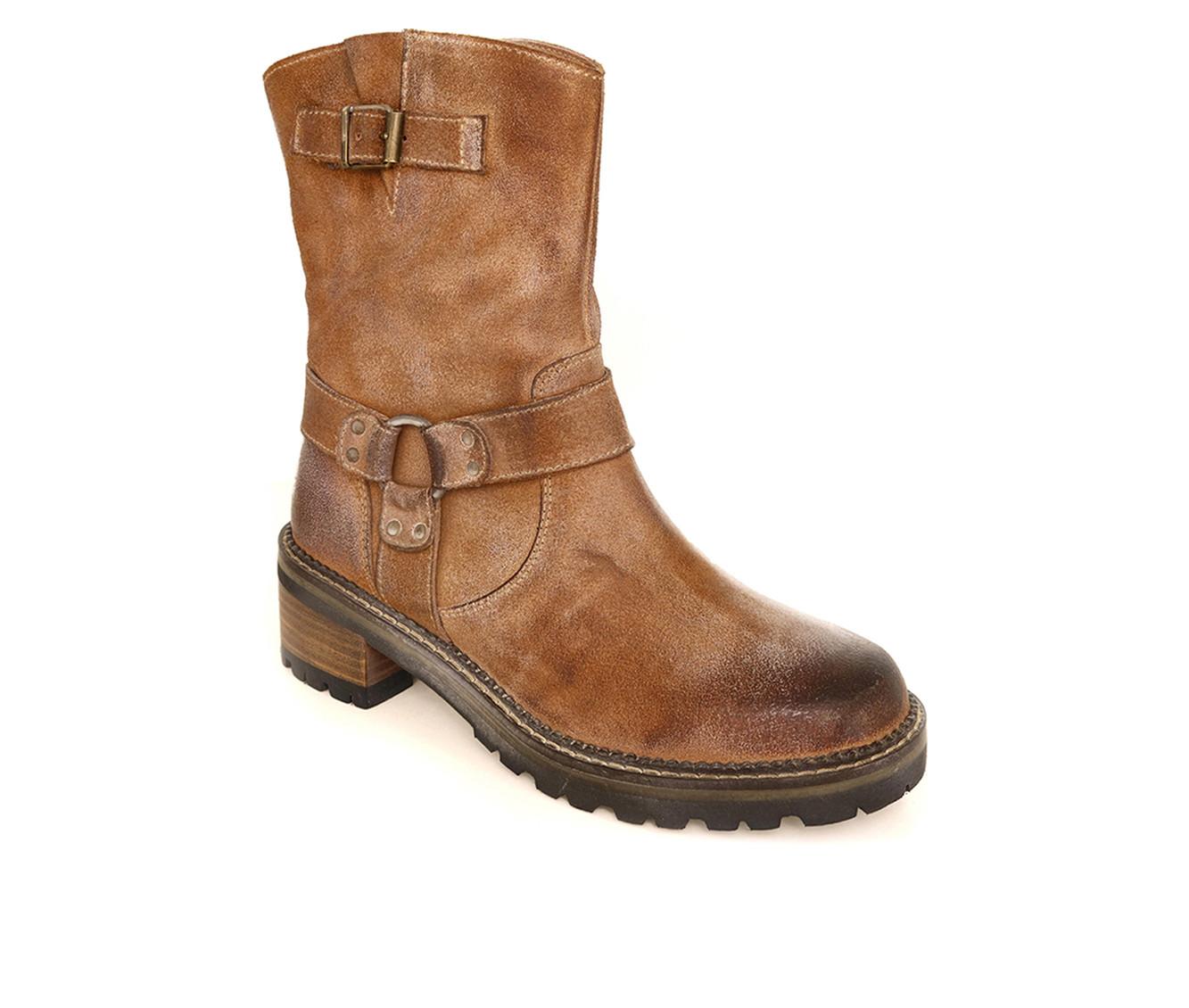 Women's ROAN by BED STU Emerson Mid-Calf Moto Boots