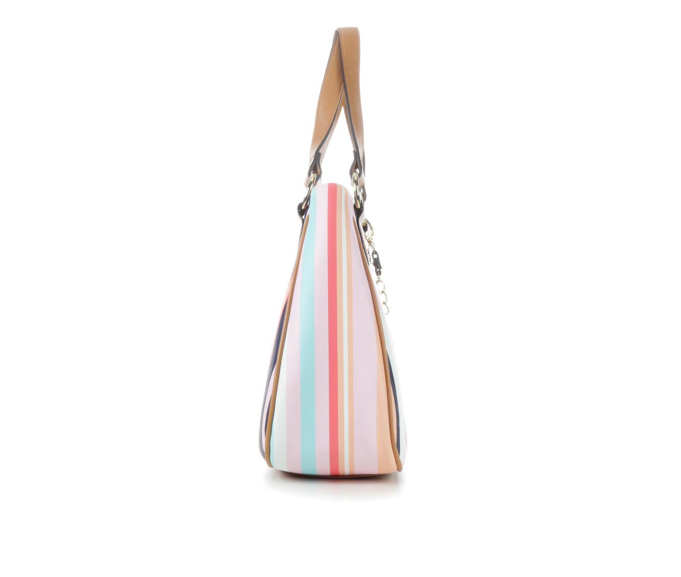 Bueno Of California 2 Tone PVC Print Handbag